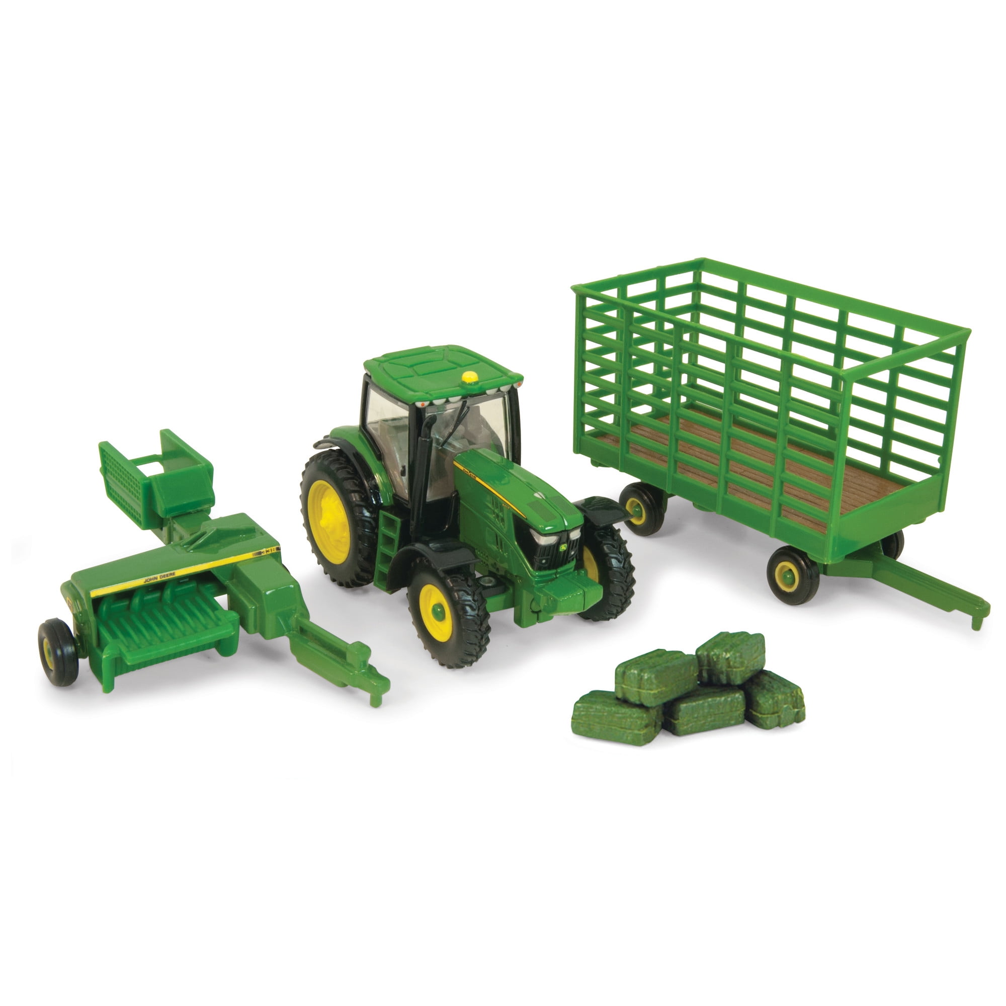 John Deere 1:64 Scale 6210R Tractor Farm Vehicle Playset, image size:2000x2000