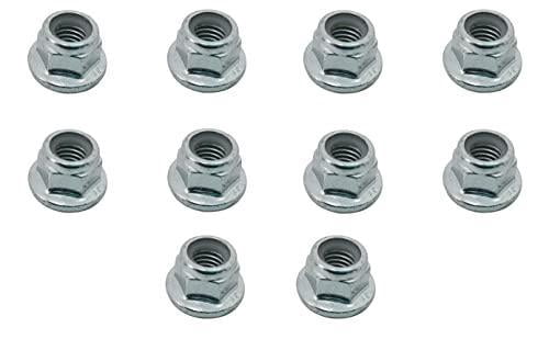 John Deere Original Equipment Lock Nut - 14M7397 (10-Pack), Metric Hex Flange Self-Locking - View #12