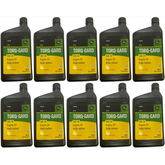 John Deere (10-Pack) Original Equipment 32 oz. SAE 30 Oil - TY26790
