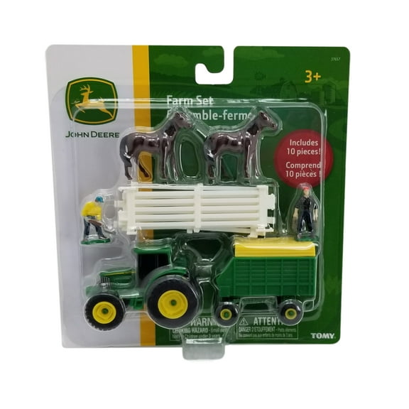 John Deere 10 Piece Farm Set - TBEK37657-WHITEFENCE
