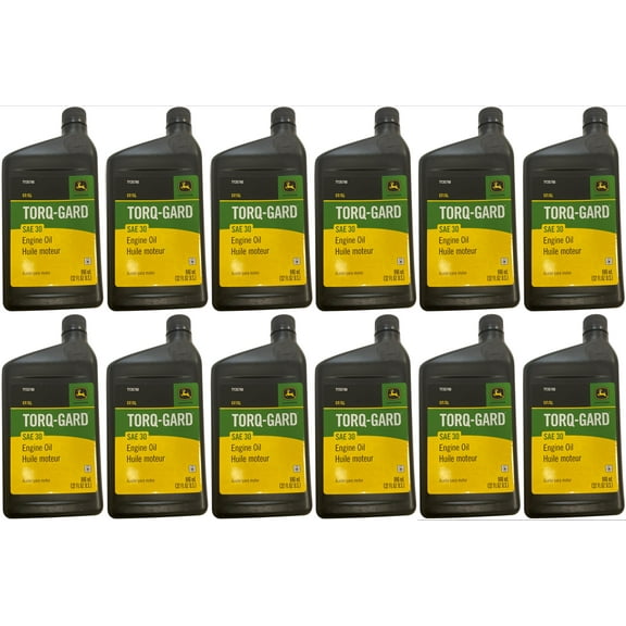 John Deere (12-Pack) Original Equipment 32 oz. SAE 30 Oil - TY26790