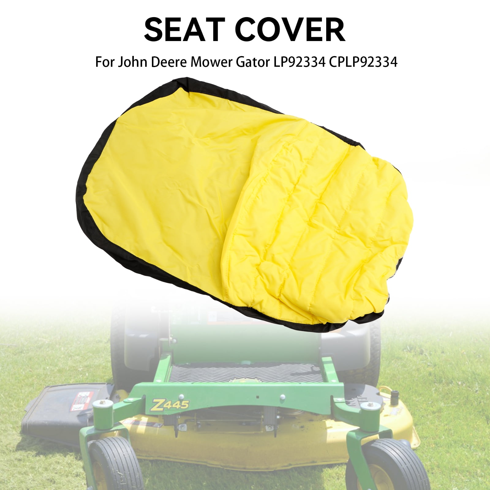 John Deere 18" Riding Mower Cushioned Seat Cover LP92334 Fit for