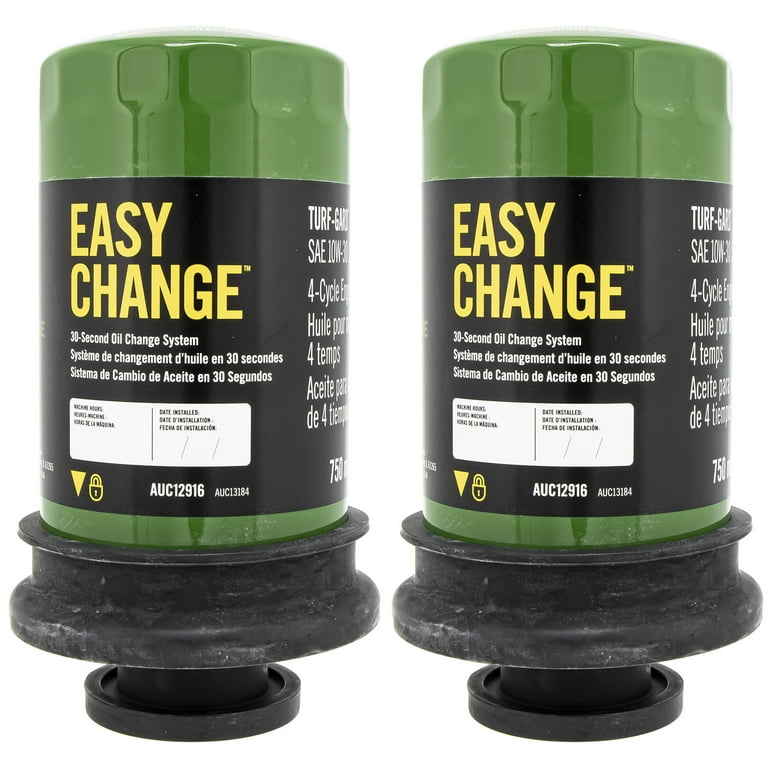 John Deere 2-PACK Easy Change 30-Second Oil Change System John Deere 2-PACK Easy Change 30-Second Oil Change System