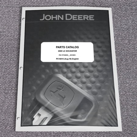 John Deere 200DLC Excavator Parts Catalog - Part Number # PC10015