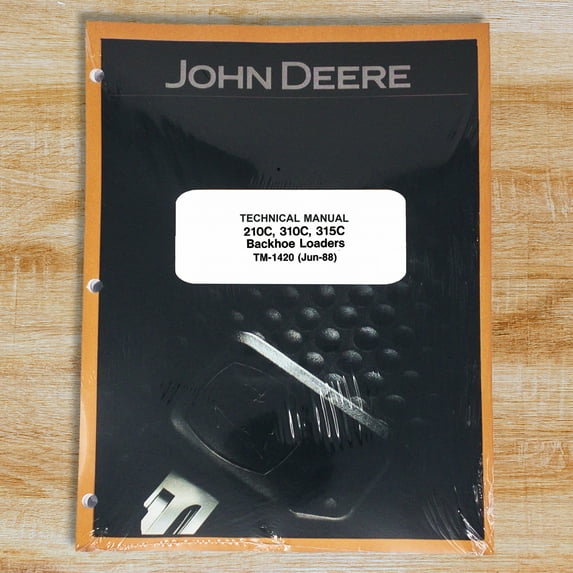 John Deere 210C, 310C, 315C, 315CH Backhoe Loader Service Manual - Part Number # TM1420
