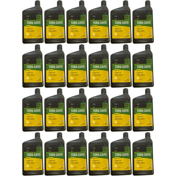 John Deere (24-Pack) Original Equipment 32 oz. SAE 30 Oil - TY26790