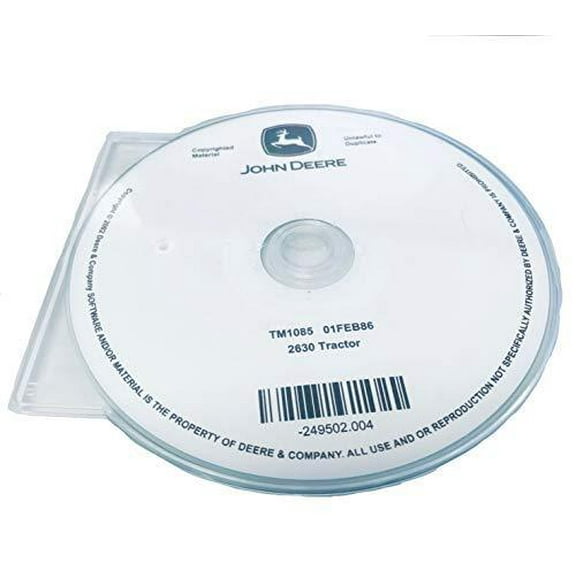 John Deere 2630 Tractor Service Manual CD - TM1085CD