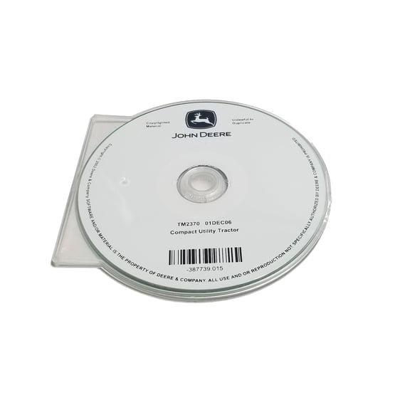 John Deere 4120/4320/4520/4720 Compact Utility Tractor Technical CD Manual - ...