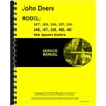 thumbnail image 1 of John Deere 466 Square Baler Service Manual, 1 of 1