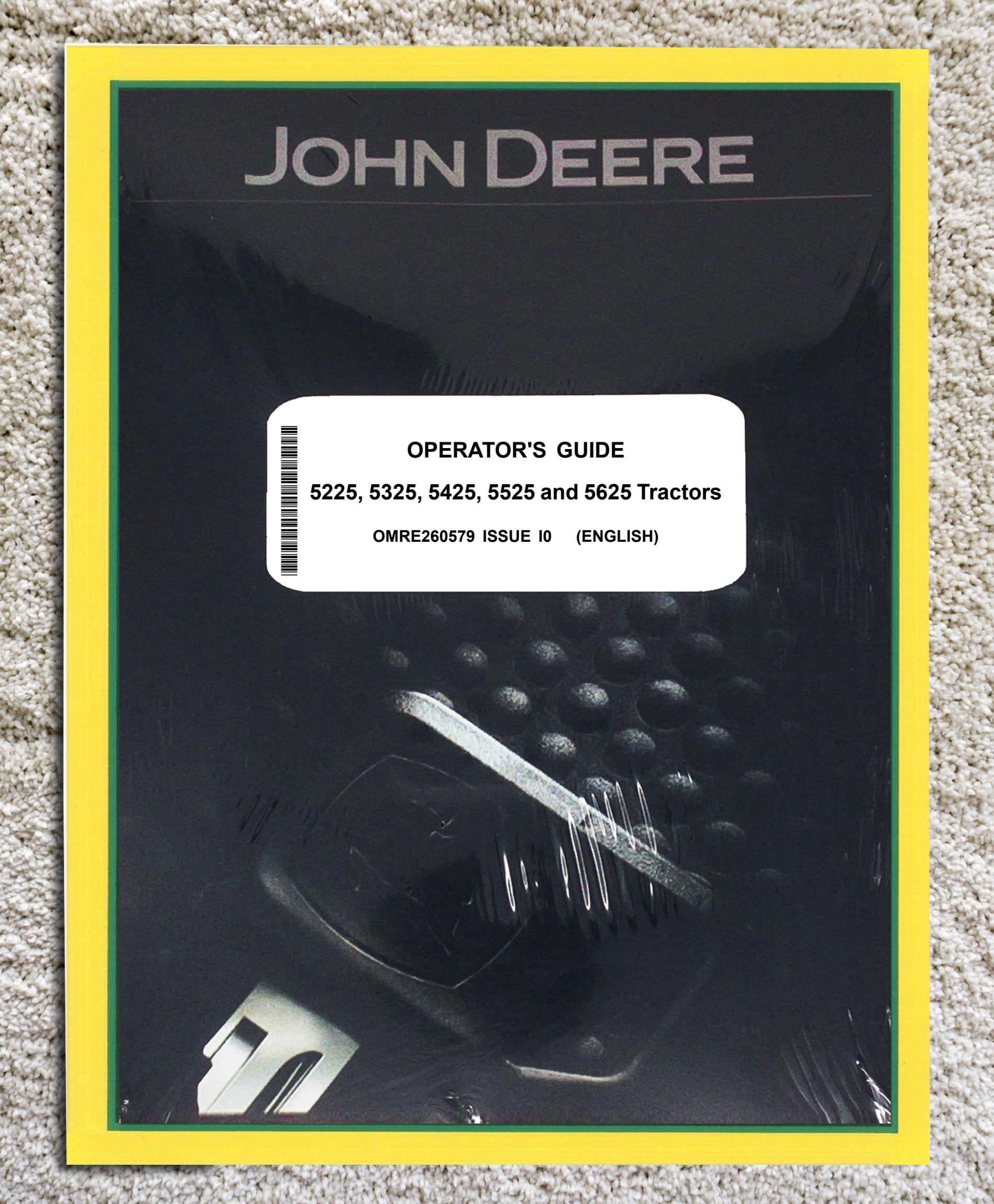 John Deere 5225 5325 5425 5525 5625 Tractor Owners & Operation Manual - Part Number # OMRE260579