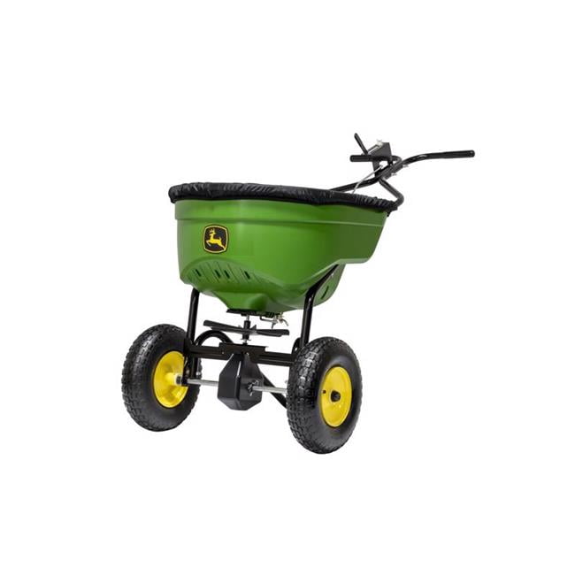 John Deere 7034468 12 ft. 130 lbs Broadcast Push Lawn Spreader for