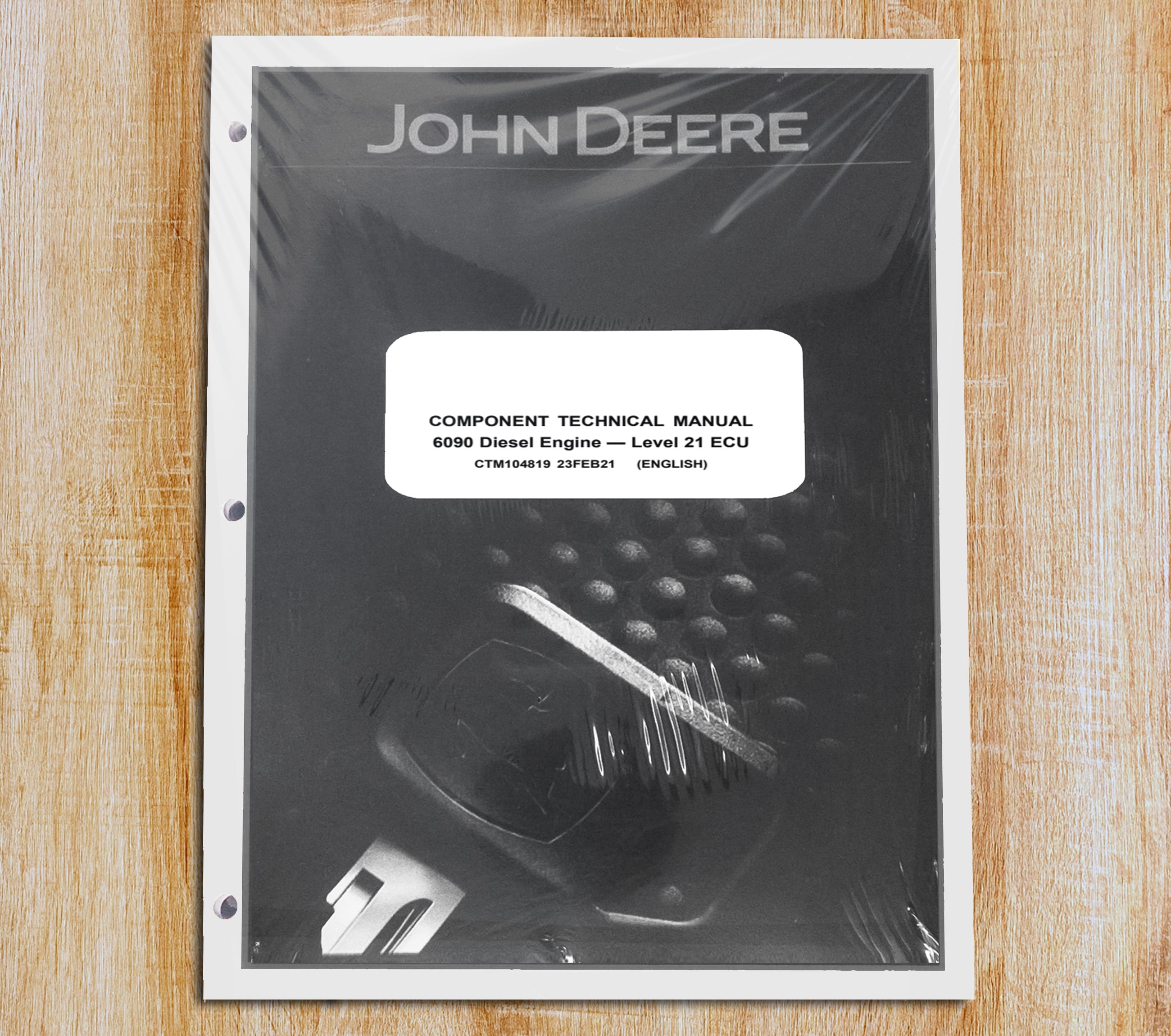 John Deere 9.0L 6090 POWERTECH Diesel Engine Service Manual - Part Number # CTM104819