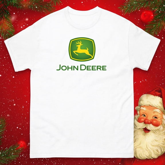 John Deere American Farm Life Funny Retro Tractor Logo T-Shirt, up to size 5XL