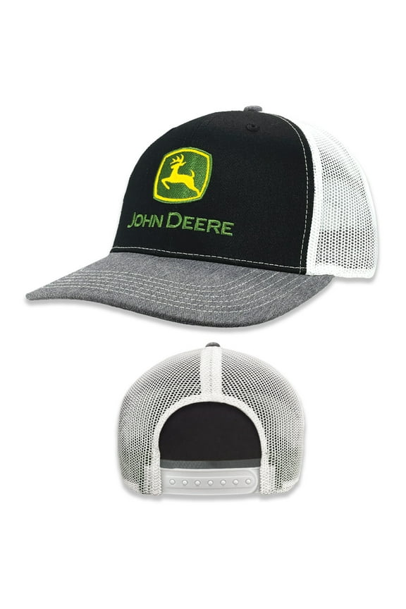 Baseball Cap Trucker Hat Baseball Cap Trucker Hat Trademark Embroidery - Black, Heather Gray, White