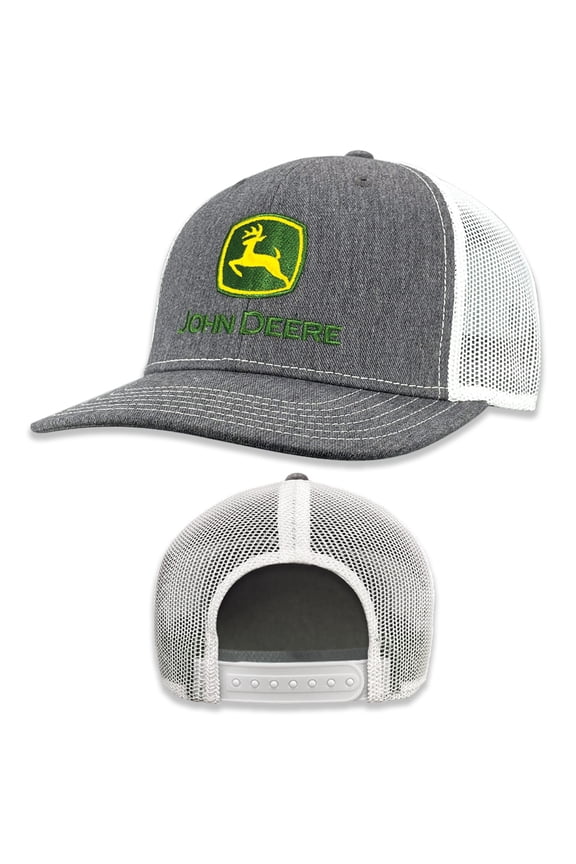 Baseball Cap Trucker Hat Current Baseball Cap Trucker Hat Trademark Embroidery Ywgr Heather Gray/White
