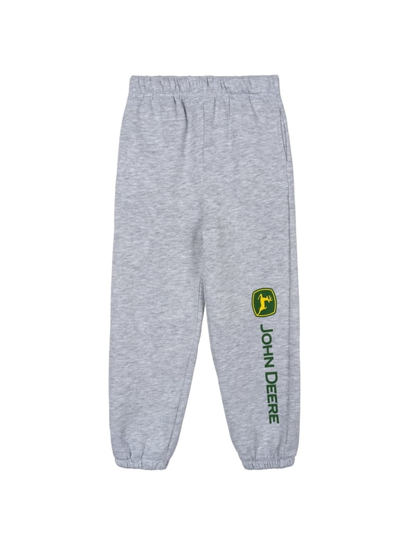 Big Boys' Fleece Jogger Pants Athletic Grey