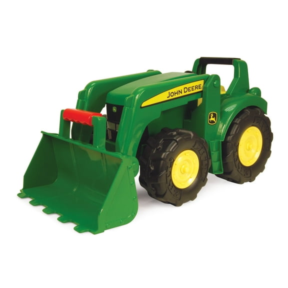 John Deere Big Scoop Toy Dump Truck with Loader, 21", Green