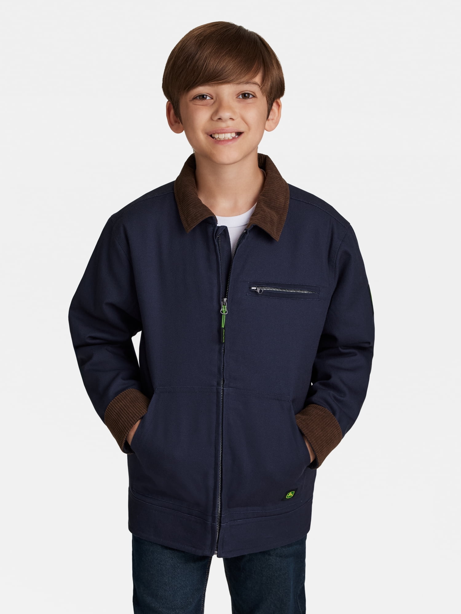 John Deere Boy's Canvas Tractor Jacket, Sizes 4 - 16