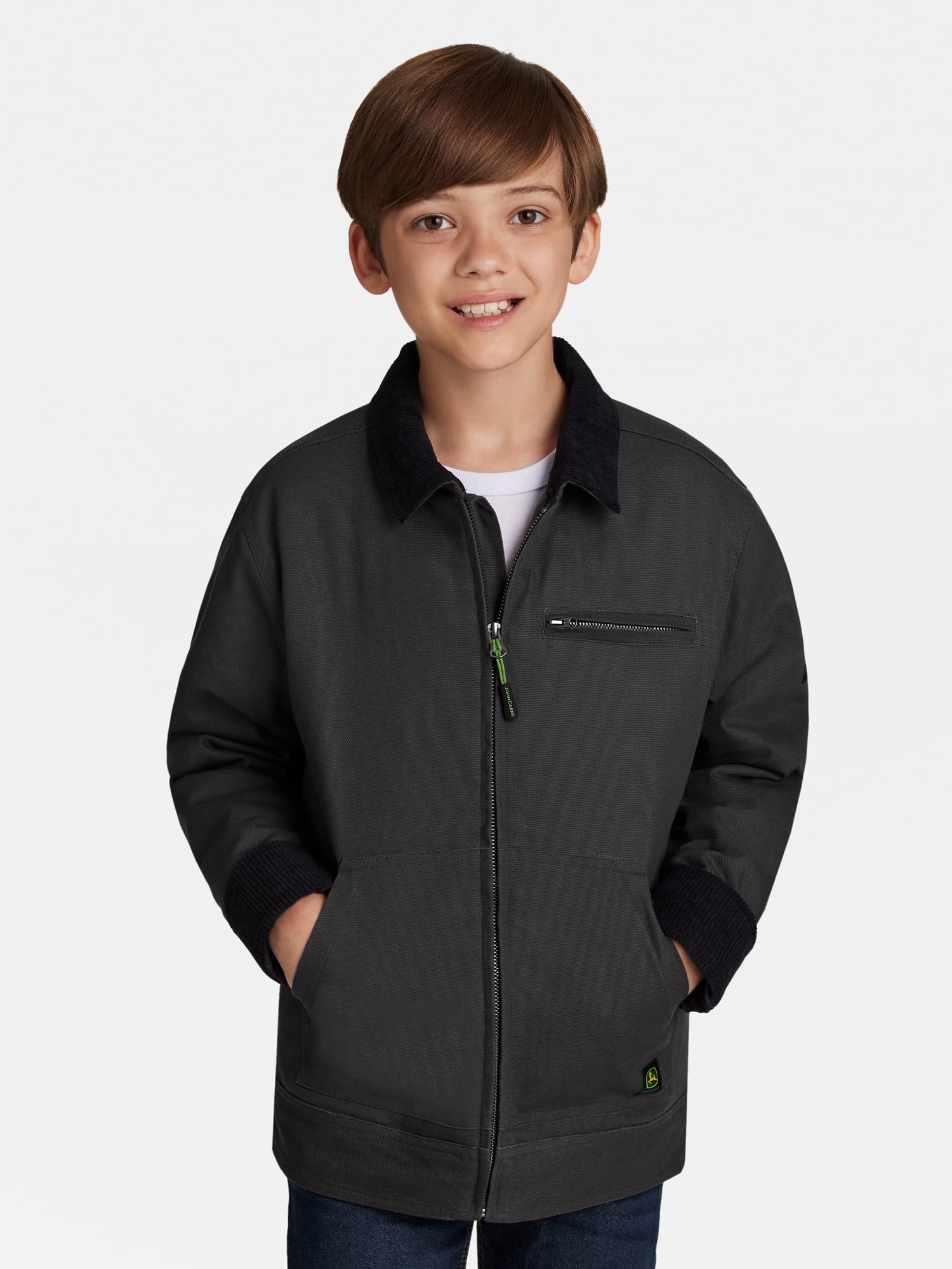 John Deere Boy's Canvas Tractor Jacket, Sizes 4 - 16