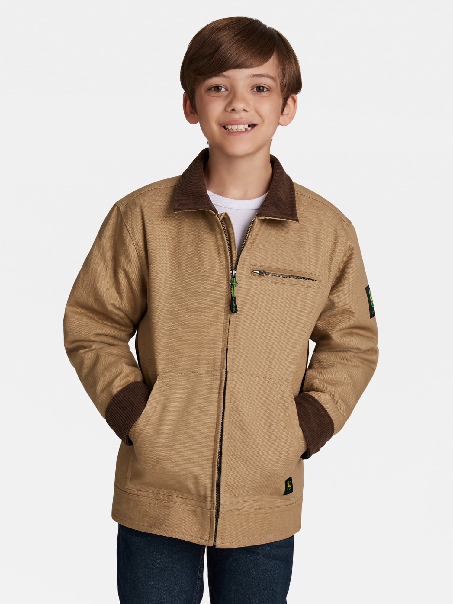 John Deere Boy's Canvas Tractor Jacket, Sizes 4 - 16