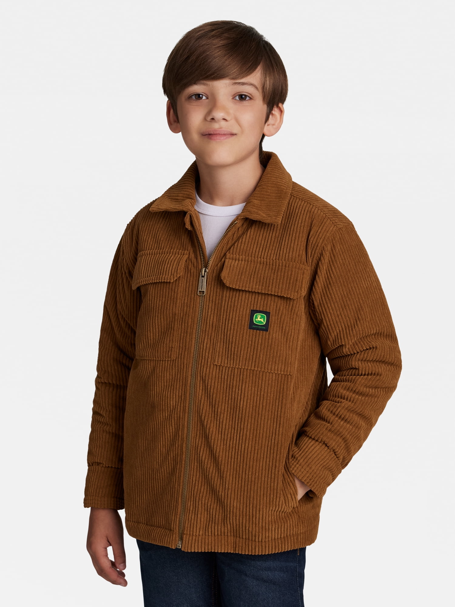 John Deere Boy's Corduroy Tractor Jacket, Sizes 4 - 16