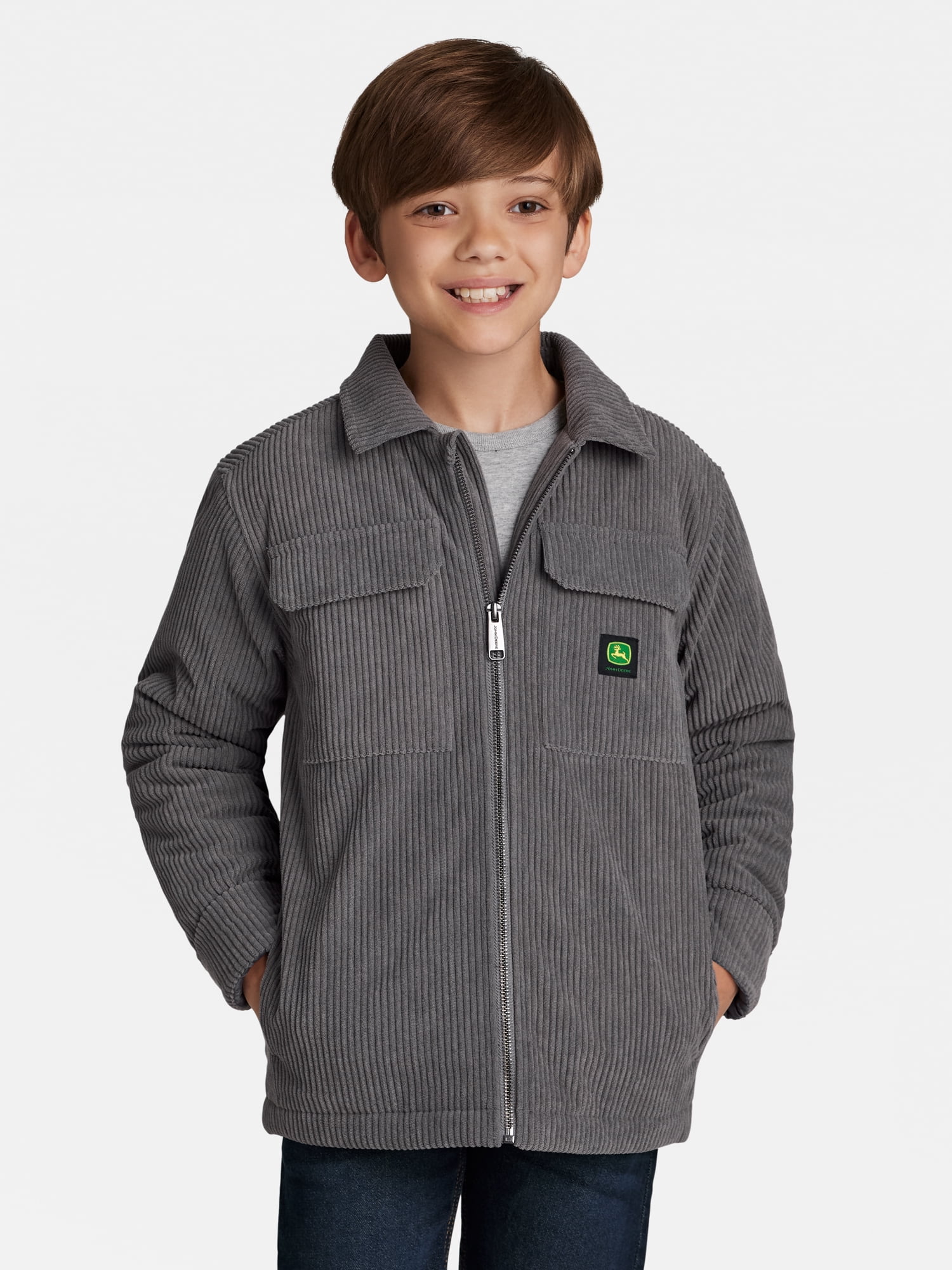 John Deere Boy's Corduroy Tractor Jacket, Sizes 4 - 16