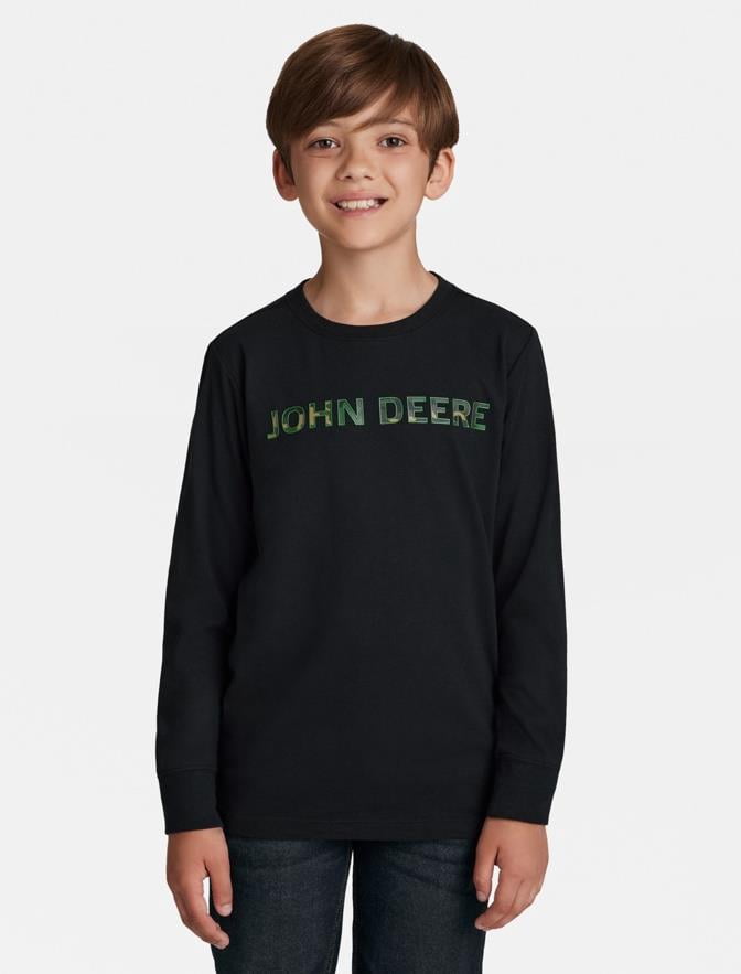 John Deere Boy's Long Sleeve Graphic T-Shirt, Sizes 4 - 18