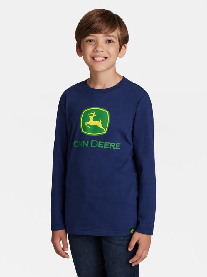John Deere Boy's Long Sleeve Graphic T-Shirt, Sizes 4 - 18