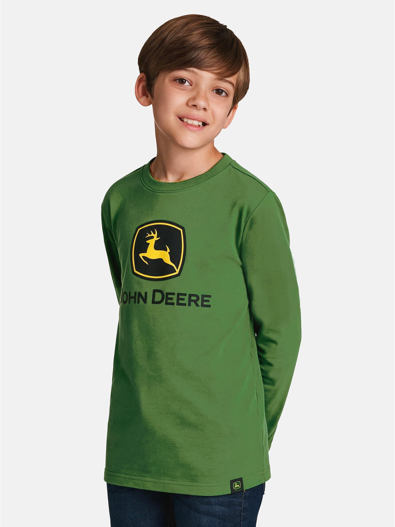 John Deere Boy's Long Sleeve Graphic T-Shirt, Sizes 4 - 18