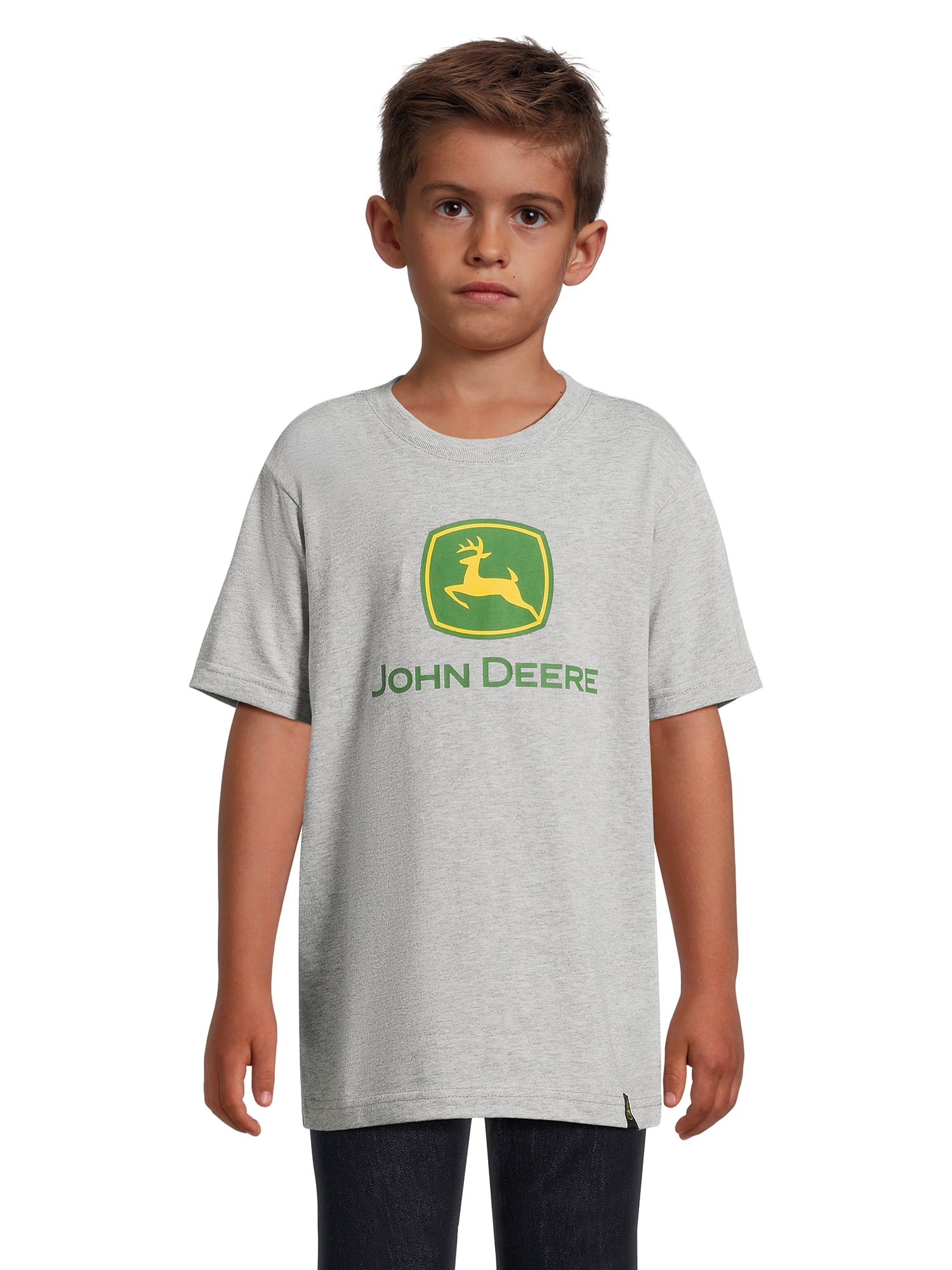 John Deere Boy's Short Sleeve Graphic Crewneck T-Shirt, Sizes 4 - 18