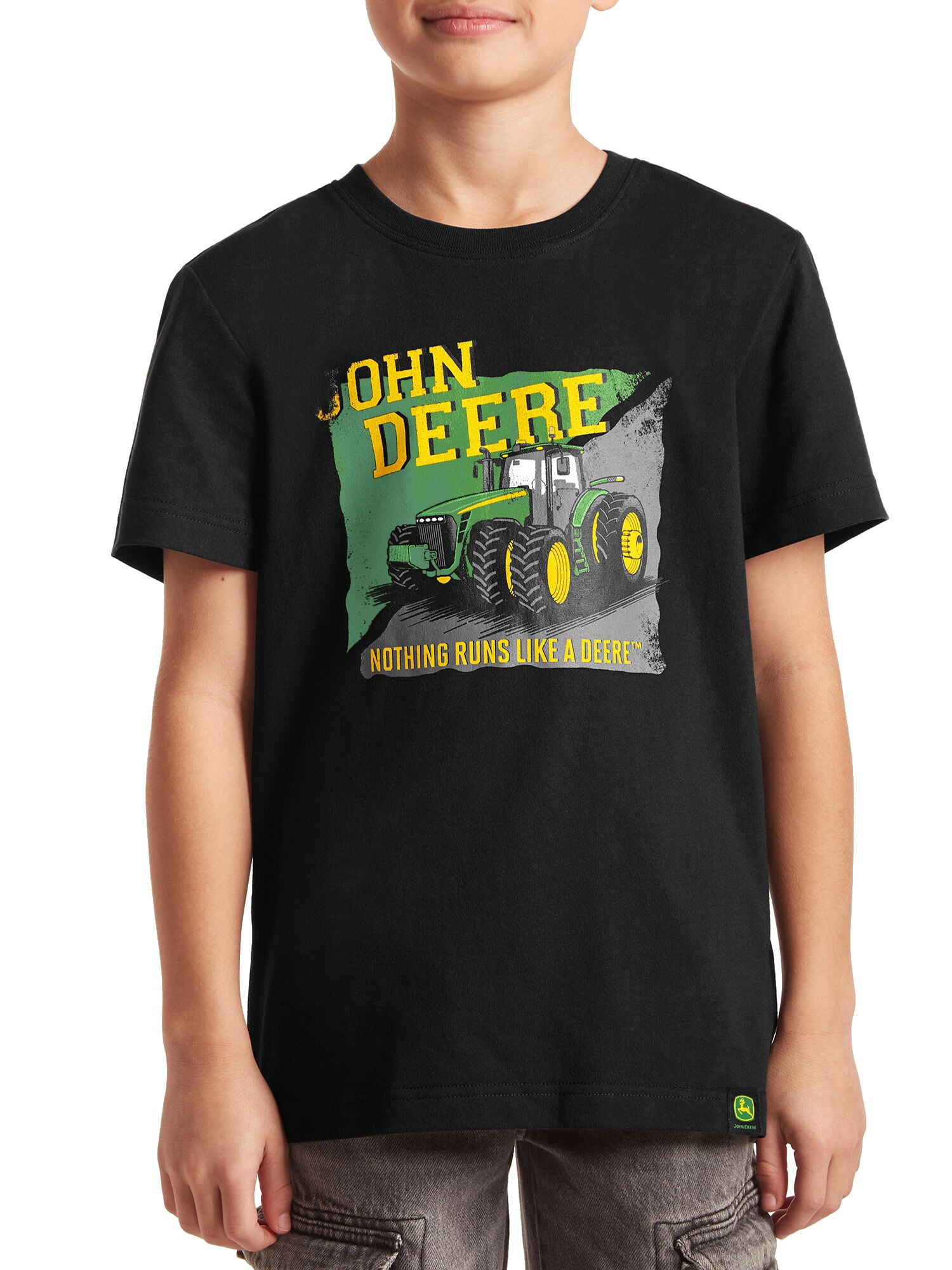 John Deere Boy's Short Sleeve Graphic Crewneck T-Shirt, Sizes 4/5 - 18
