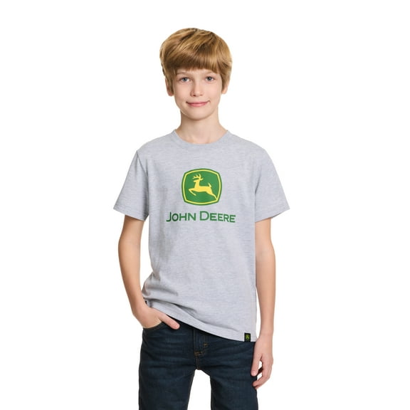 John Deere Boys' Crew Neck Short Sleeve T-Shirt, Sizes 4-16