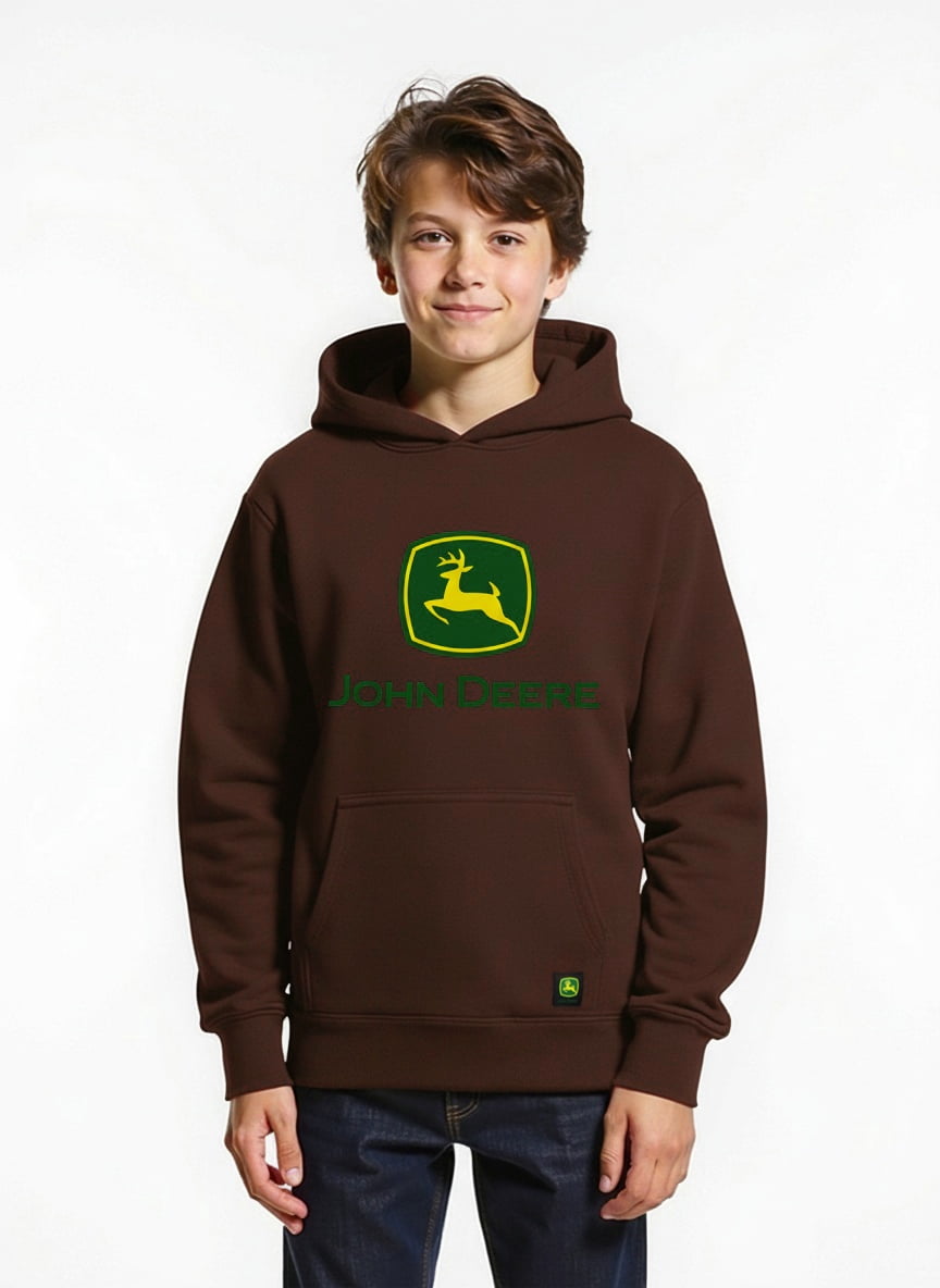 John Deere Boys Core Fleece Hoodie, Size 4-18