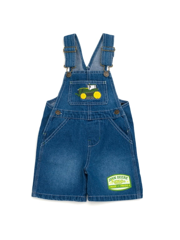 Toddler Boys' Denim Shortall Medium Wash
