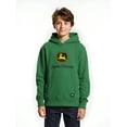 thumbnail image 1 of John Deere Boys Graphic Fleece Long Sleeve Hoodie, Sizes 4-18, 1 of 6