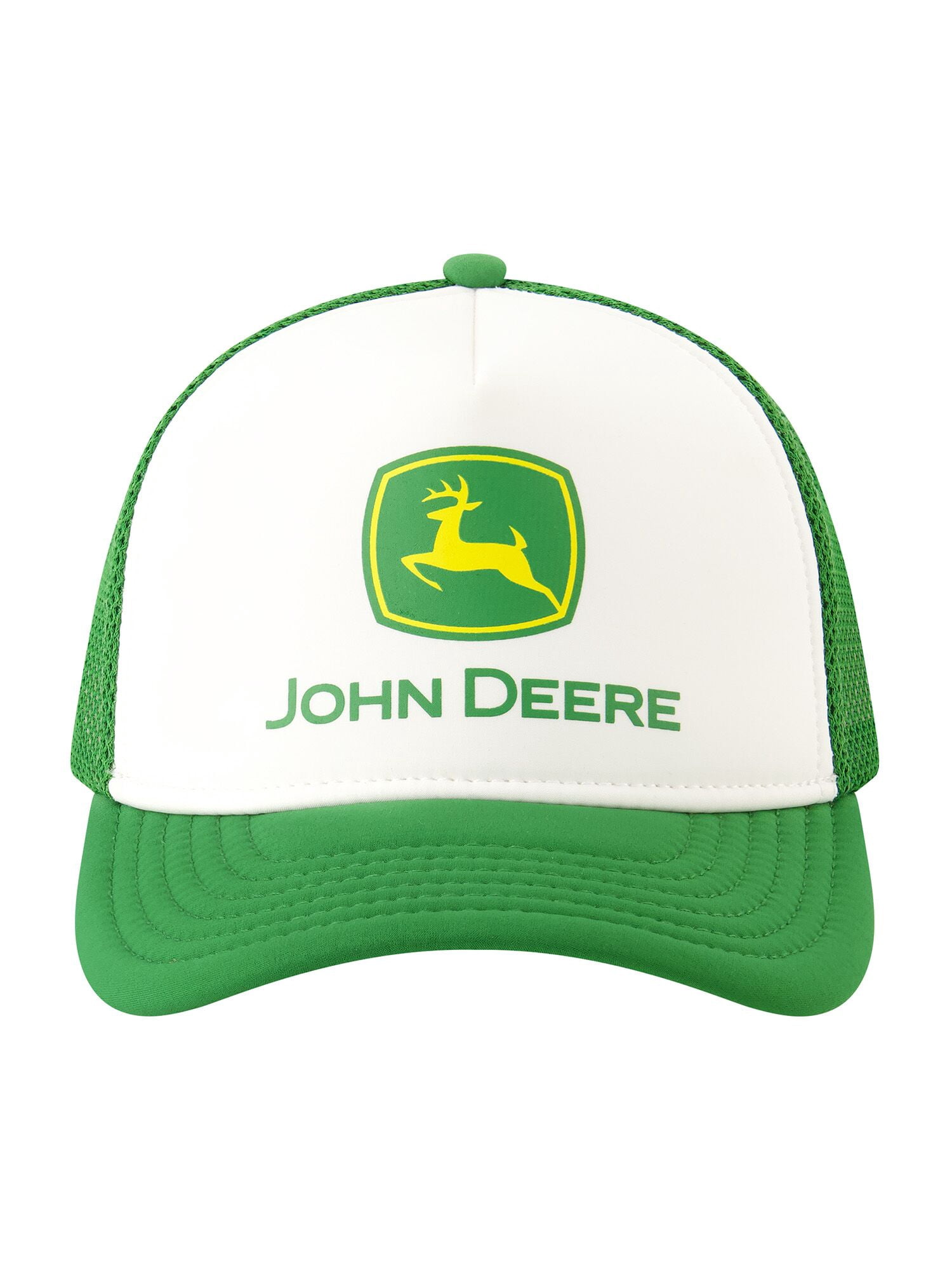 John Deere Boys Padded Trucker, Green/White, One Size Fits Most