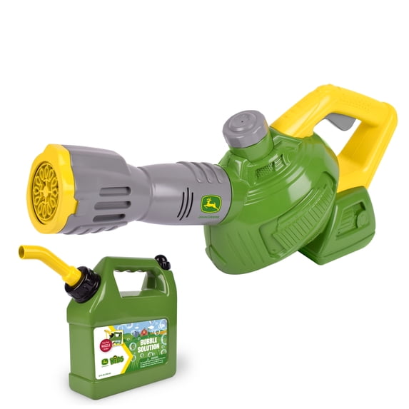 John Deere Bubble Leaf Blower & Bubble Refill Gas Can 24 fl oz