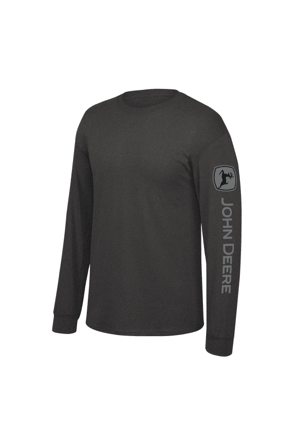 Classic Jd Men's Long Sleeve T-Shirt Graphic Tee-Black-XXXL