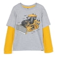 thumbnail image 1 of John Deere Construction 2fer Waffle Knit Long Sleeve T-Shirt Toddler to Little Kid, 1 of 5