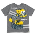 thumbnail image 1 of John Deere Toddler Boys' Short Sleeve T-Shirt Dark Heather Grey, 1 of 6