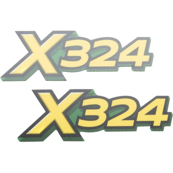 John Deere Decal - X324 - Set of 2 - M152344 - BJD457