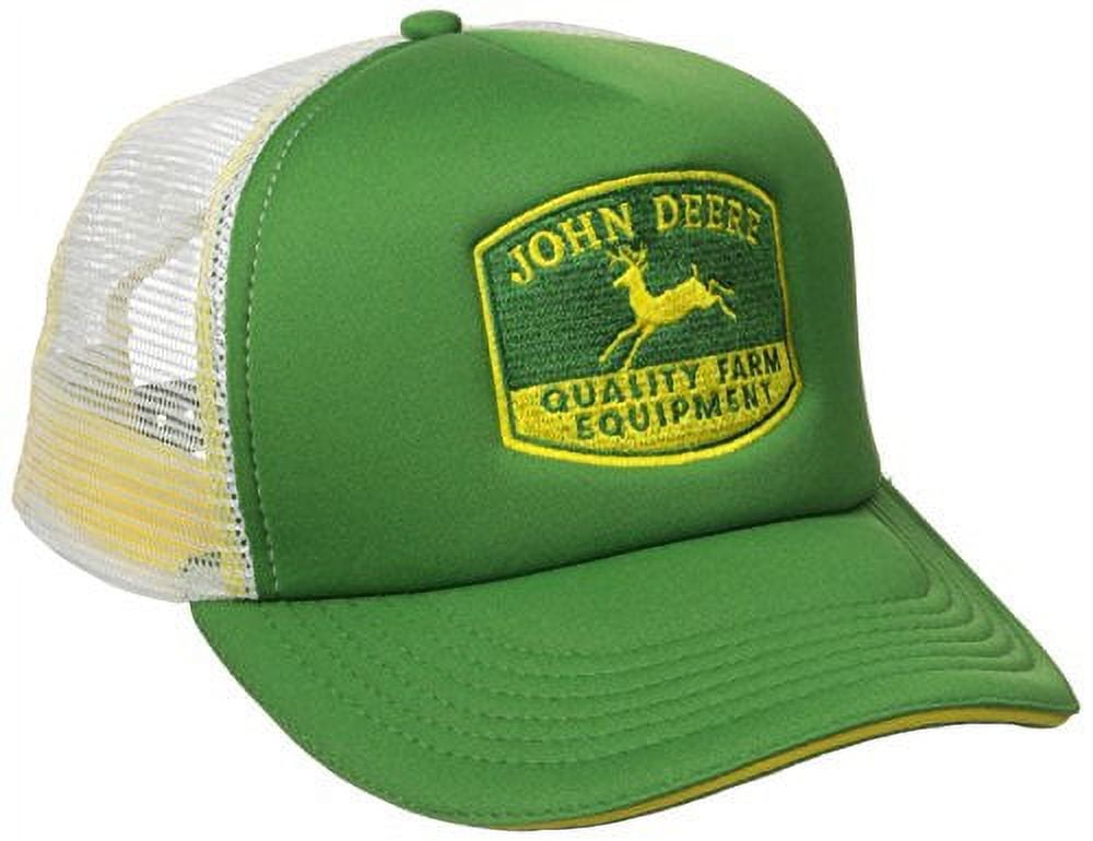 John Deere Men's Green/Yellow Mesh Cap/Hat - LP69229