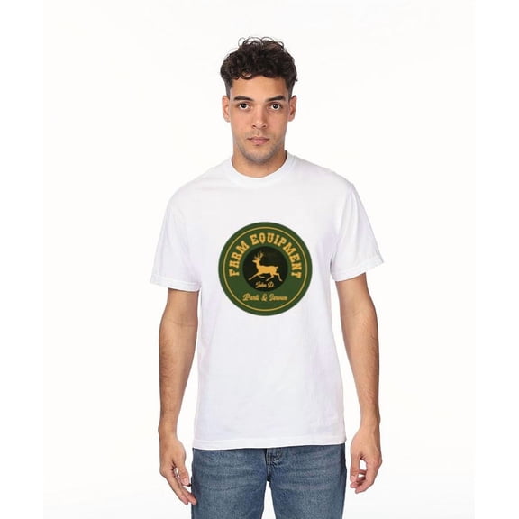 John Deere Farm Equipment Tractor Agriculture Funny Unisex T-Shirt up to 5XL