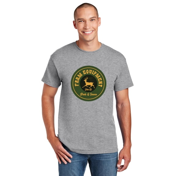 John Deere Farm Equipment Tractor Agriculture Funny Unisex T-Shirt up to 5XL