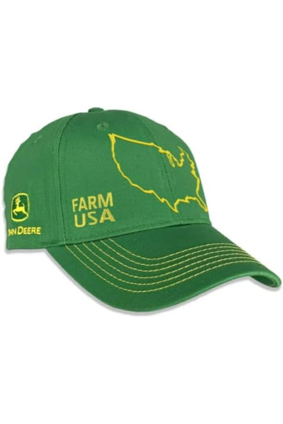 Farm USA America Twill Hat Cap Adult Mens Green - LP75990