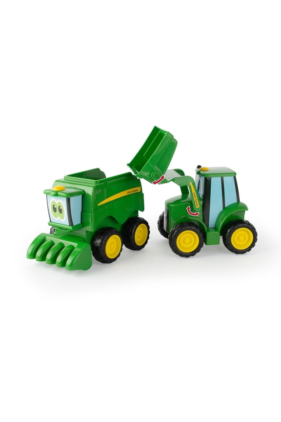 Farmin Friends 2 Toy Set - Johnny Tractor and Corey Combine