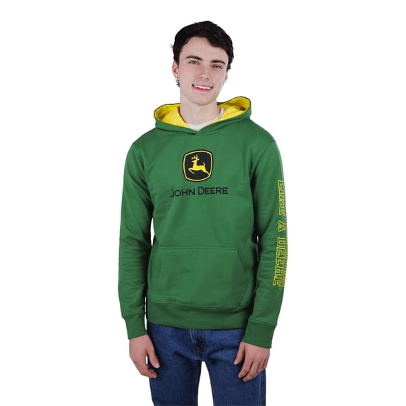 John Deere Fleece Matching Family Pullover Hoodie Adult