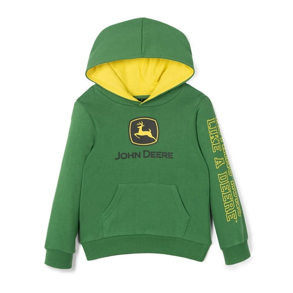 John Deere Fleece Pullover Hoodie Toddler to Big Kid