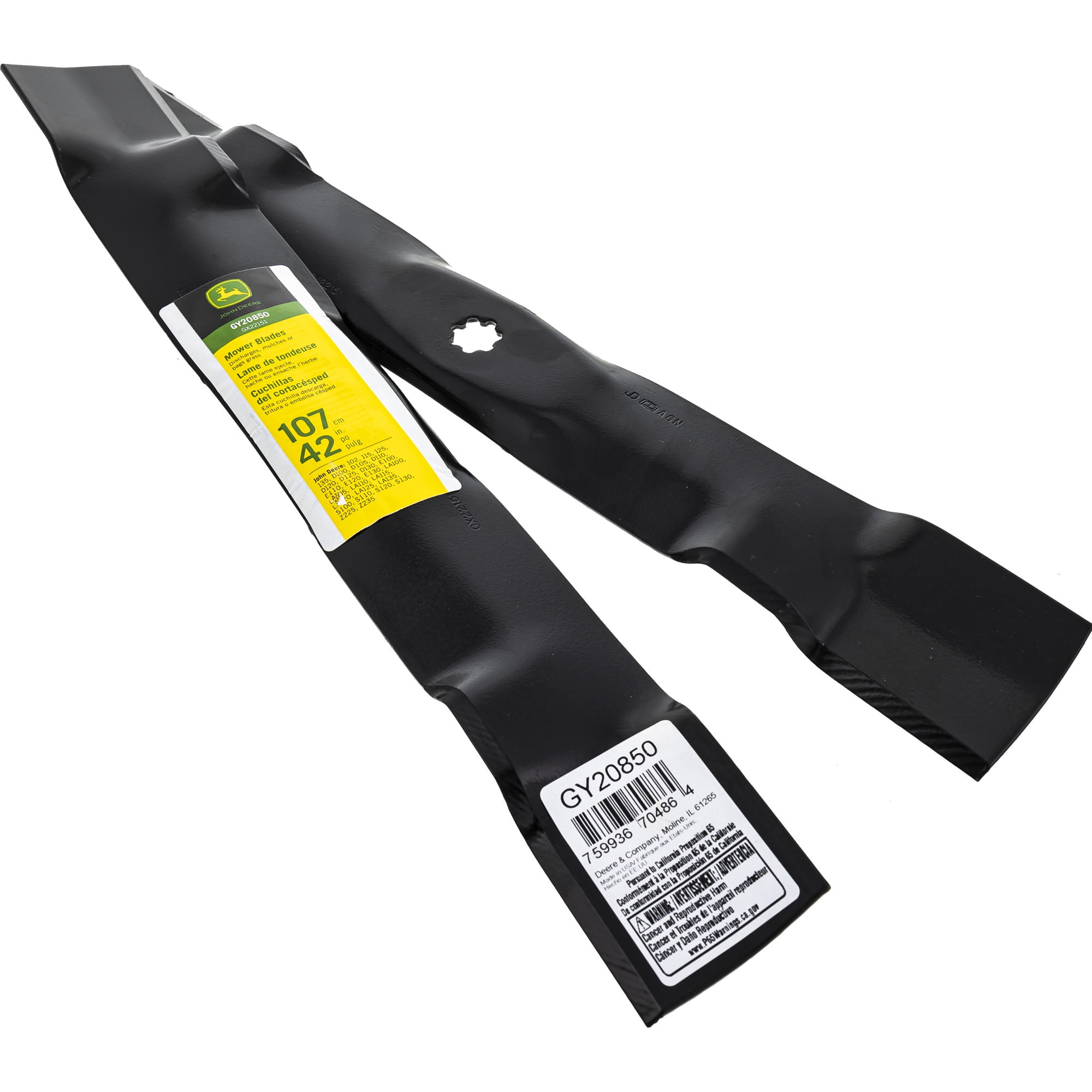 John deere 110 blades hotsell