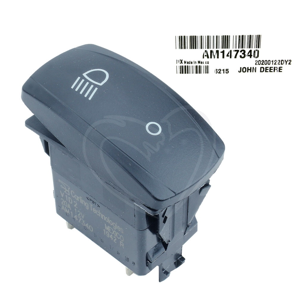 John Deere Headlight Switch for HPX, RSX and XUV Gators AM147340